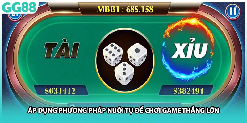 Áp dụng phương pháp nuôi tụ để chơi game thắng lớn