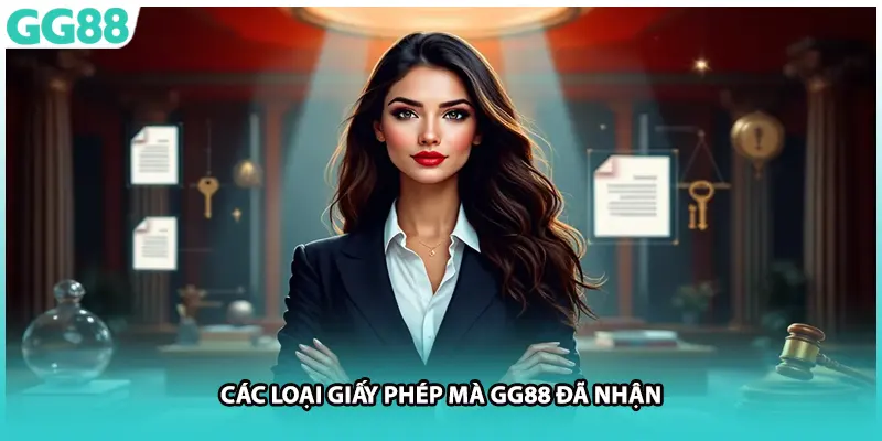 Các loại giấy phép mà GG88 đã nhận