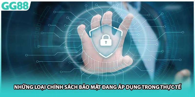 Những loại chính sách bảo mật đang áp dụng trong thực tế