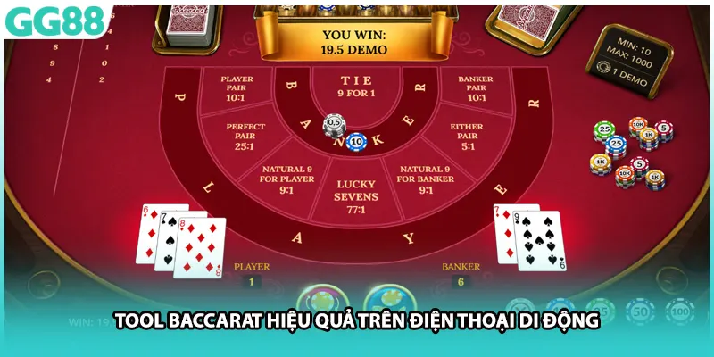 Tool baccarat hiệu quả trên điện thoại di động